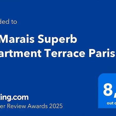 Le Marais Superb Apartment Terrace Paris Free Netflix Bagian luar foto