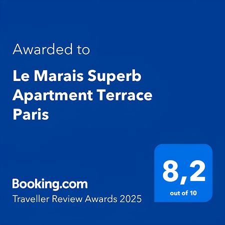 Le Marais Superb Apartment Terrace Paris Free Netflix Bagian luar foto