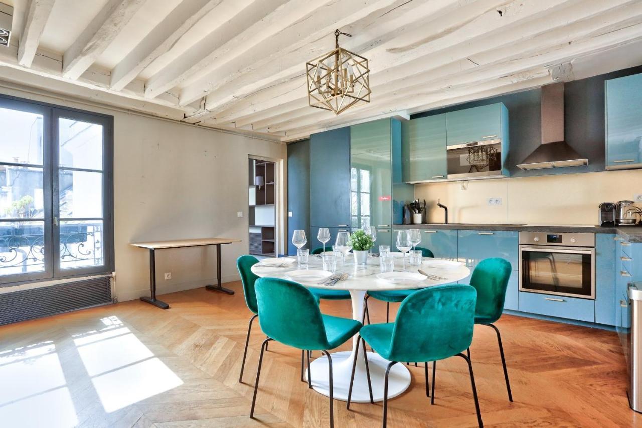 Le Marais Superb Apartment Terrace Paris Free Netflix Bagian luar foto