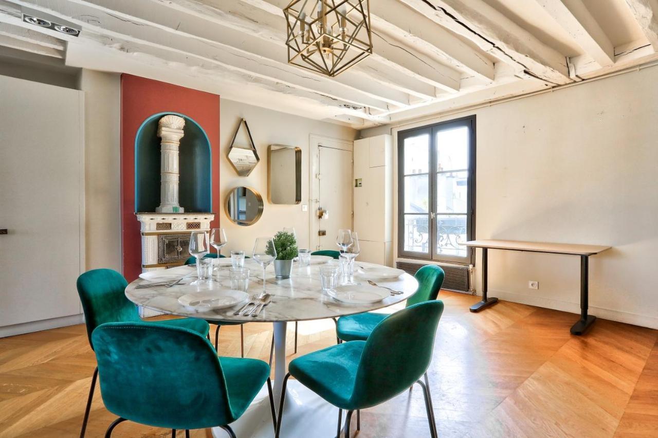 Le Marais Superb Apartment Terrace Paris Free Netflix Bagian luar foto
